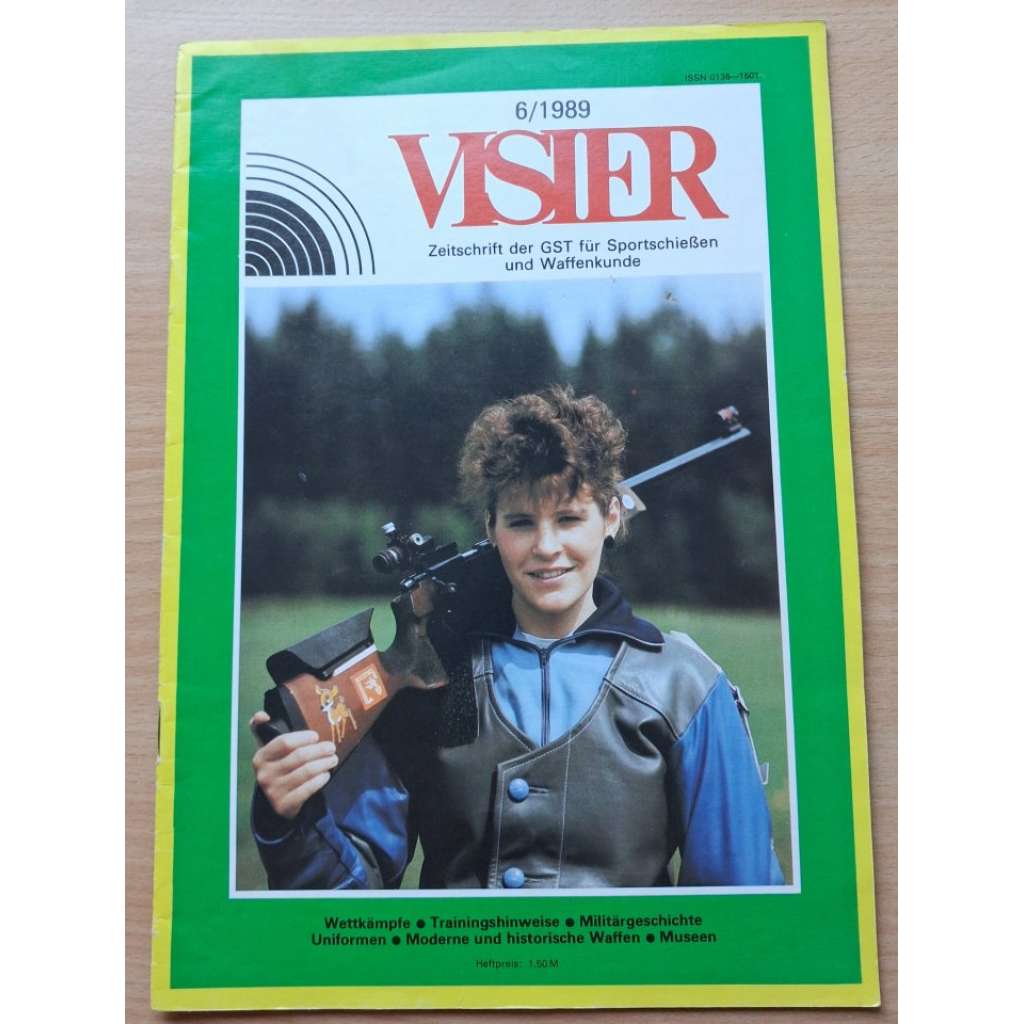 Visier. Zeitschrift der GST für Sportschießen und Waffenkunde; 6/1989 [sportovní střelba, NDR]