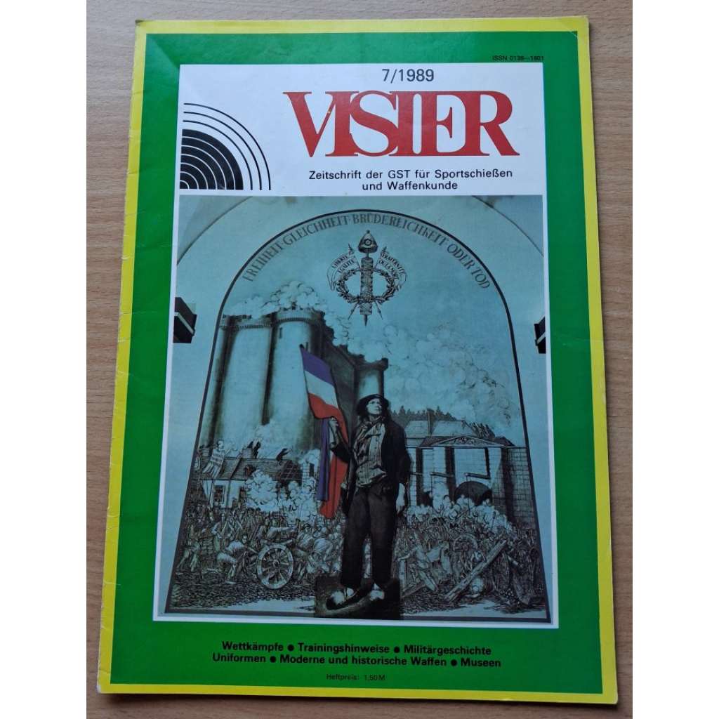 Visier. Zeitschrift der GST für Sportschießen und Waffenkunde; 7/1989 [sportovní střelba, NDR]