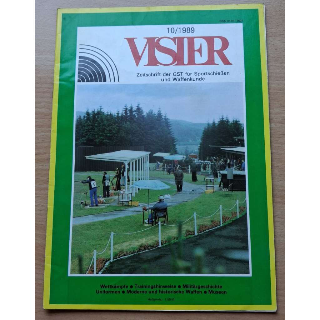 Visier. Zeitschrift der GST für Sportschießen und Waffenkunde; 10/1989 [sportovní střelba, NDR]