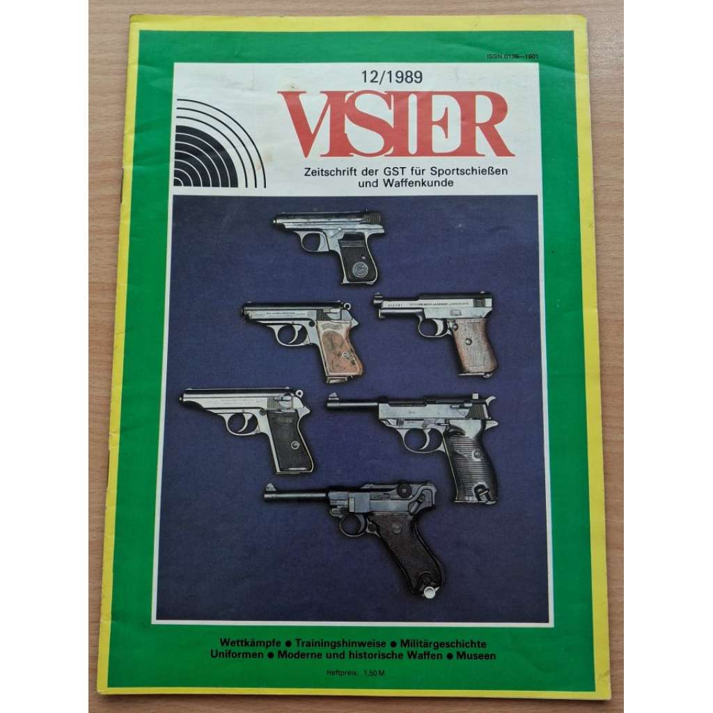 Visier. Zeitschrift der GST für Sportschießen und Waffenkunde; 12/1989 [sportovní střelba, NDR]