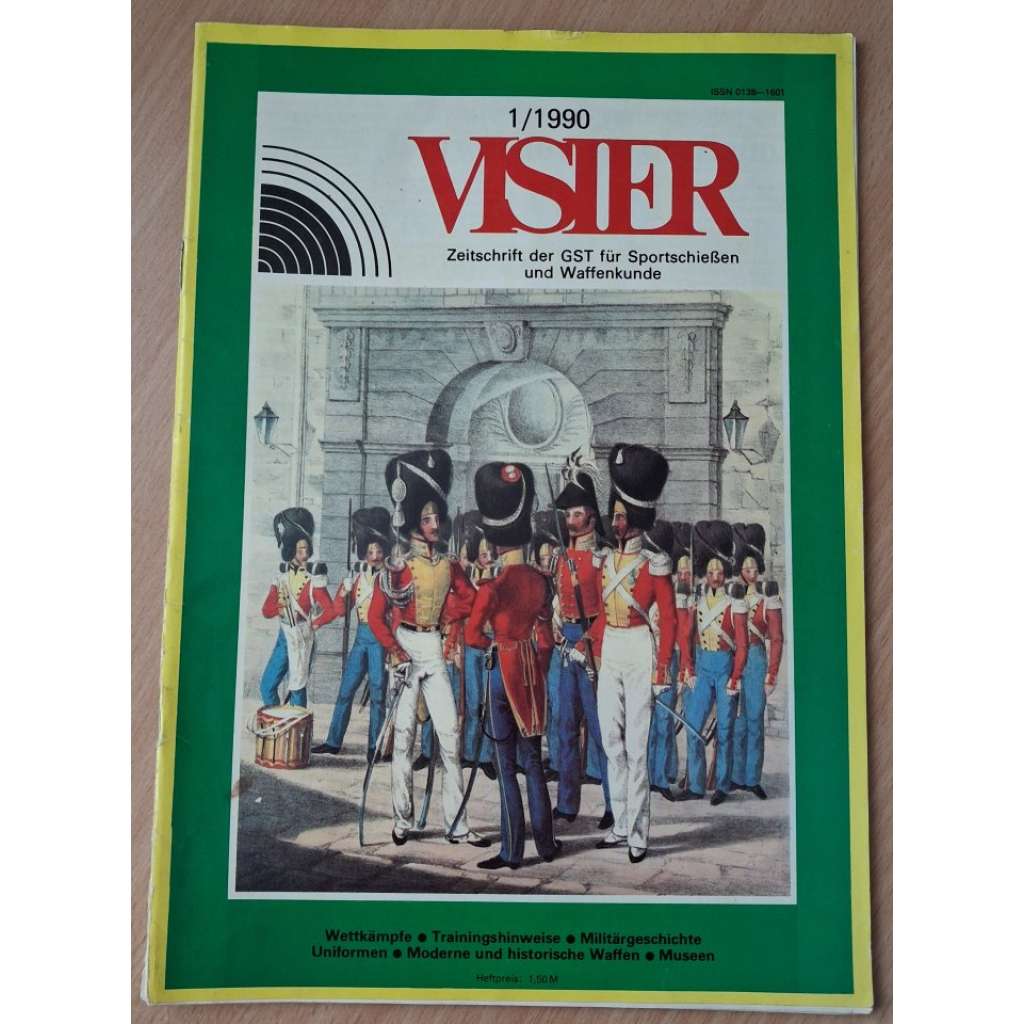 Visier. Zeitschrift der GST für Sportschießen und Waffenkunde; 1/1990 [sportovní střelba, NDR]
