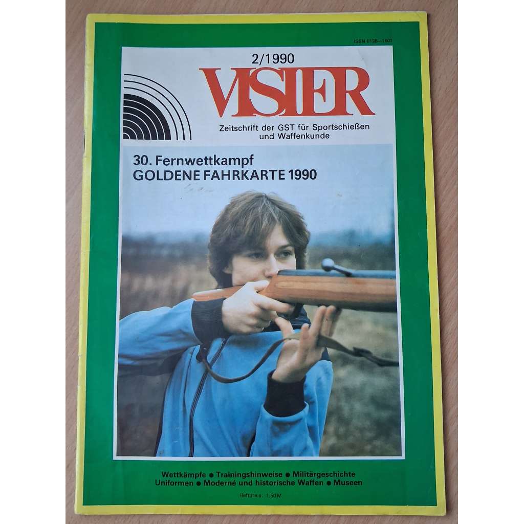 Visier. Zeitschrift der GST für Sportschießen und Waffenkunde; 2/1990 [sportovní střelba, NDR]