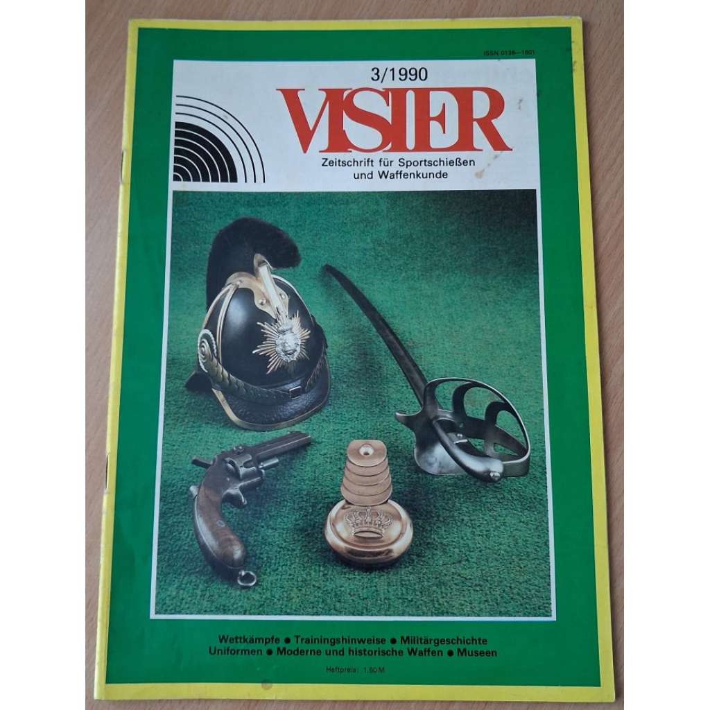Visier. Zeitschrift der GST für Sportschießen und Waffenkunde; 3/1990 [sportovní střelba, NDR]