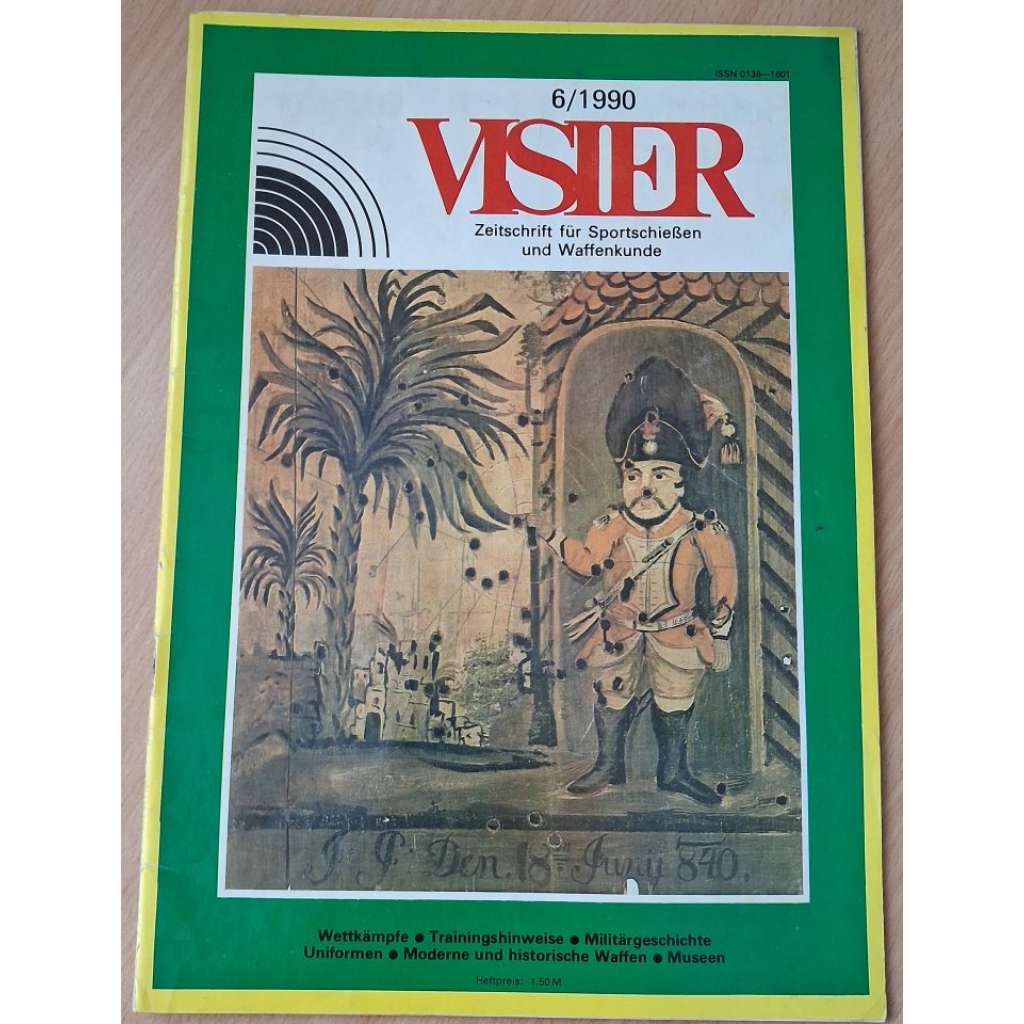 Visier. Zeitschrift der GST für Sportschießen und Waffenkunde; 6/1990 [sportovní střelba, NDR]