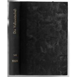 Die Volkswirtschaft der Union der Sozialistischen Sowjet-Republiken; 8. Jahrgang 1929, Nr. 1-6 [SSSR, ekonomika]