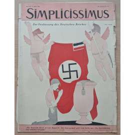Simplicissimus; 37. Jahrgang, Nr. 50, 12. März 1933 [německý satirický týdeník]
