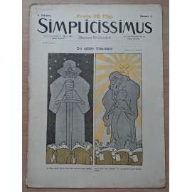 Simplicissimus. Illustrierte Wochenschrift; 9. Jahrgang, Nr. 2, 5. April 1904 [německý satirický týdeník]