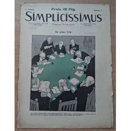 Simplicissimus. Illustrierte Wochenschrift; 9. Jahrgang, Nr. 3, 12. April 1904 [německý satirický týdeník]