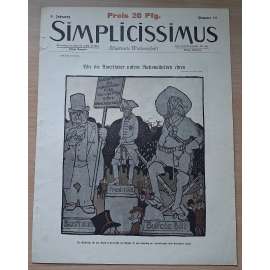 Simplicissimus. Illustrierte Wochenschrift; 9. Jahrgang, Nr.10, 31. Mai 1904 [německý satirický týdeník]