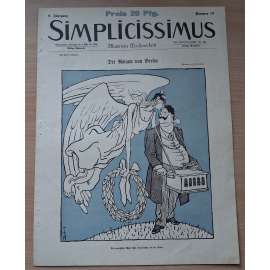 Simplicissimus. Illustrierte Wochenschrift; 9. Jahrgang, Nr. 13, 21. Juni 1904 [německý satirický týdeník]