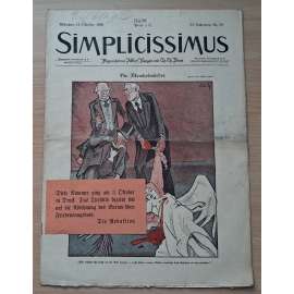Simplicissimus; 23. Jahrgang, Nr. 29, 15. Oktober 1918 [německý satirický týdeník]