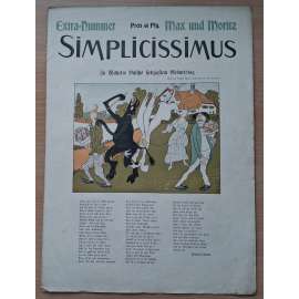 Simplicissimus. Extra-Nummer - Max und Moritz [německý satirický časopis]