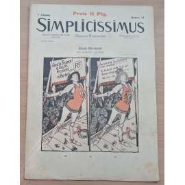 Simplicissimus. Illustrierte Wochenschrift; 7. Jahrgang, Nr. 34 [německý satirický týdeník]