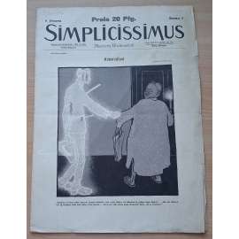 Simplicissimus. Illustrierte Wochenschrift; 9. Jahrgang, Nr. 9, 24. Mai 1904 [německý satirický týdeník]