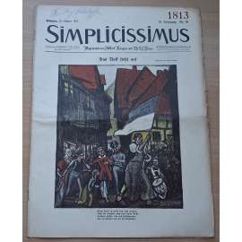 Simplicissimus; 18. Jahrgang, Nr. 30, 20. Oktober 1913 [německý satirický týdeník]