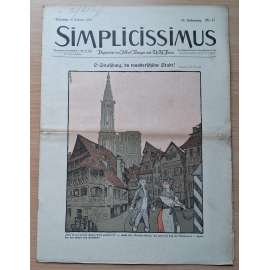 Simplicissimus; 18. Jahrgang, Nr. 47, 16. Februar 1914 [německý satirický týdeník]