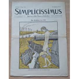 Simplicissimus; 20. Jahrgang, Nr. 1, 6. April 1915 [německý satirický týdeník]