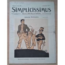 Simplicissimus; 20. Jahrgang, Nr. 11, 15. Juni 1915 [německý satirický týdeník]