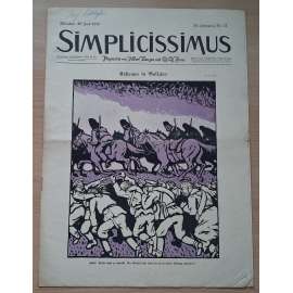Simplicissimus; 20. Jahrgang, Nr. 12, 22. Juni 1915 [německý satirický týdeník]