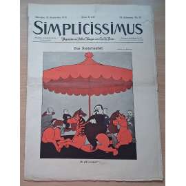 Simplicissimus; 24. Jahrgang, Nr. 26, 23. September 1919 [německý satirický týdeník]