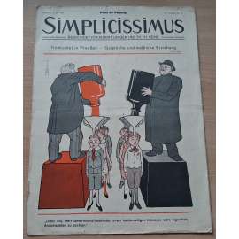 Simplicissimus; 34. Jahrgang, Nr. 15, 8. Juli 1929 [německý satirický týdeník]