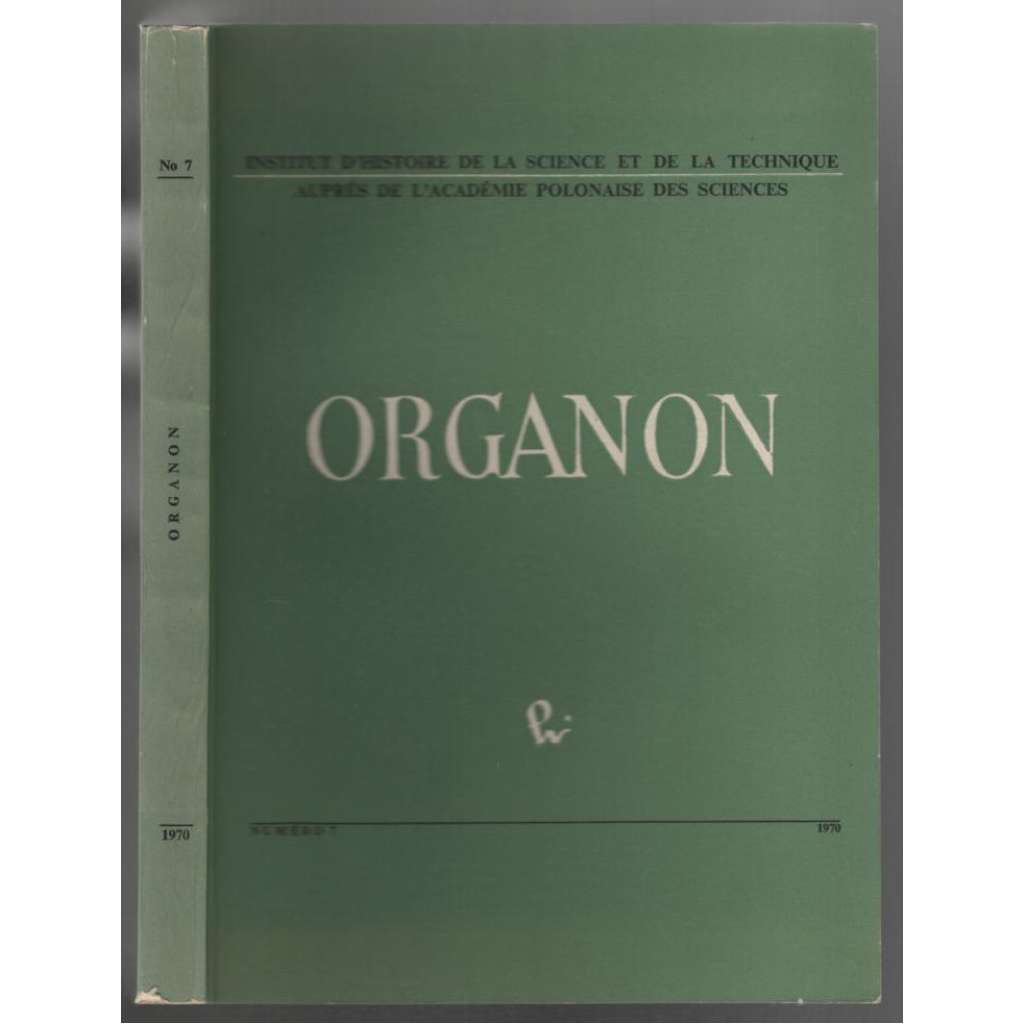 Organon; Numéro 7, 1970 [polský vědecký časopis]