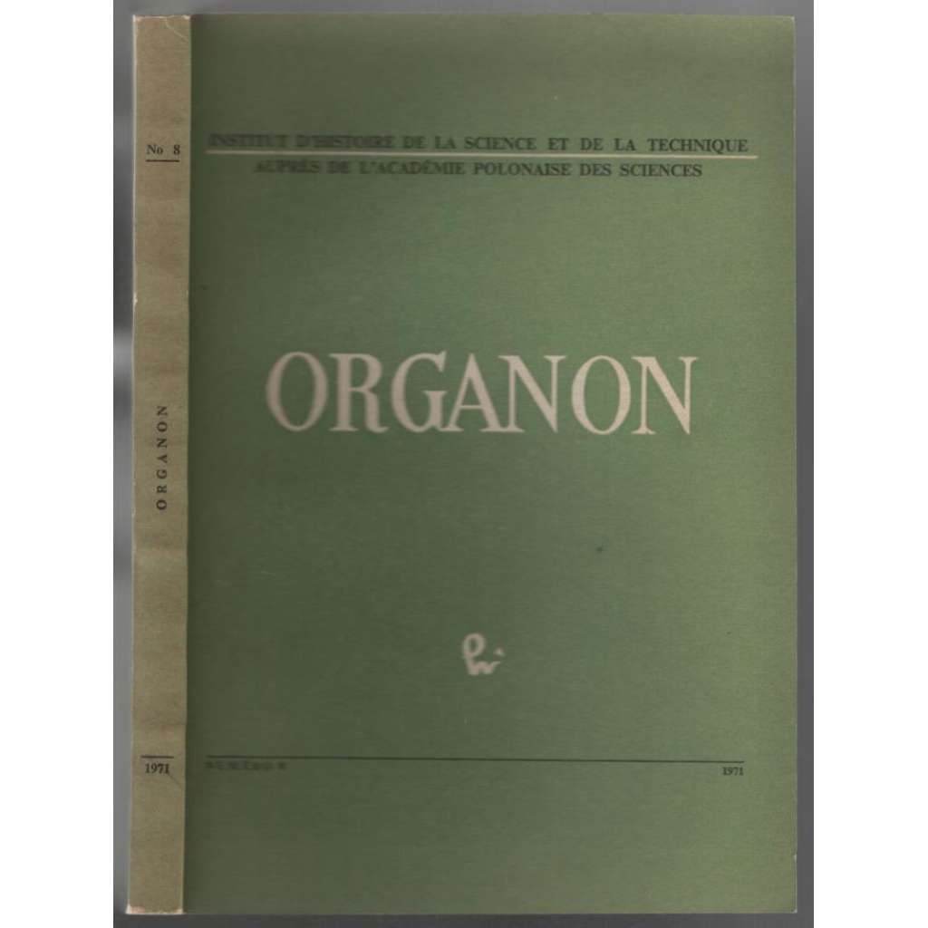 Organon; Numéro 8, 1971 [polský vědecký časopis]