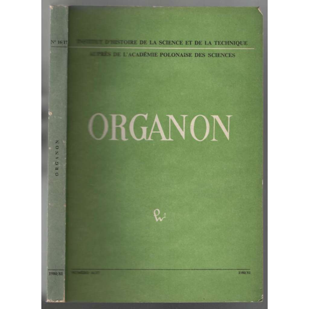 Organon; Numéro 16/17, 1980/81 [polský vědecký časopis]