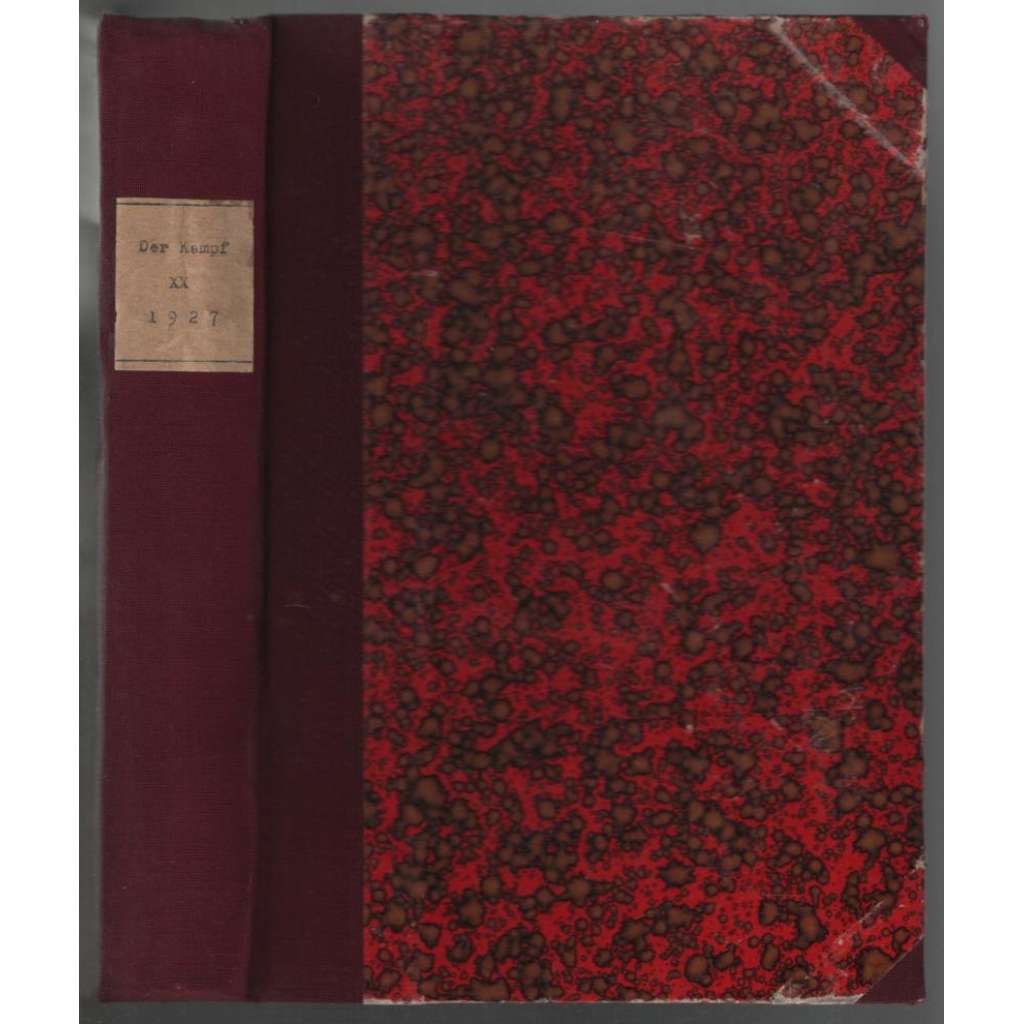 Der Kampf. Sozialdemokratische Monatsschrift; Zwanzigster Band, Jänner 1927 bis Dezember 1927, Nr. 1-12 [Rakousko, soc. demokracie]