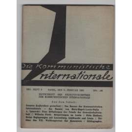Die Kommunistische Internationale; XVI. Jahrgang 1935, Heft 3 [komunismus]