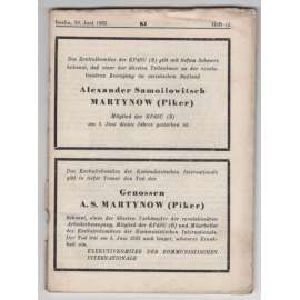 Die Kommunistische Internationale; XVI. Jahrgang 1935, Heft 12 [komunismus]