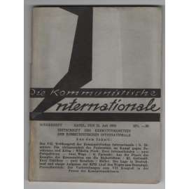 Die Kommunistische Internationale; XVI. Jahrgang 1935, Sonderheft [komunismus]