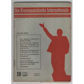 Die Kommunistische Internationale; XVI. Jahrgang 1935, Heft 19 [komunismus]