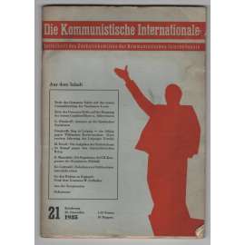 Die Kommunistische Internationale; XVI. Jahrgang 1935, Heft 21 [komunismus]