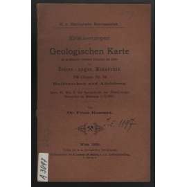 Erläuterungen zur Geologischen Karte der im Reichsrate vertretenen Königreiche und Länder der Österr.-ungar. Monarchie. SW-Gruppe Nr. 98 Haidenschaft und Adelsberg [příloha k mapě]