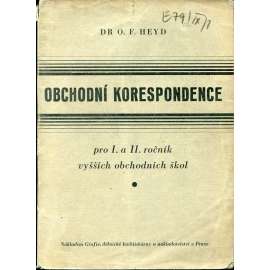 Obchodní korespondence pro I. a II. ročník vyšších obchodních škol