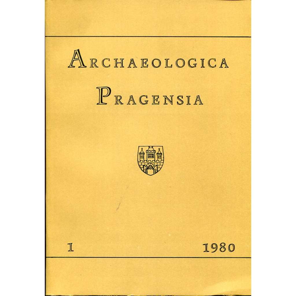 Archaeologica Pragensia 1/1980 [archeologický sborník, archeologie, Muzeum hlavního města Prahy]