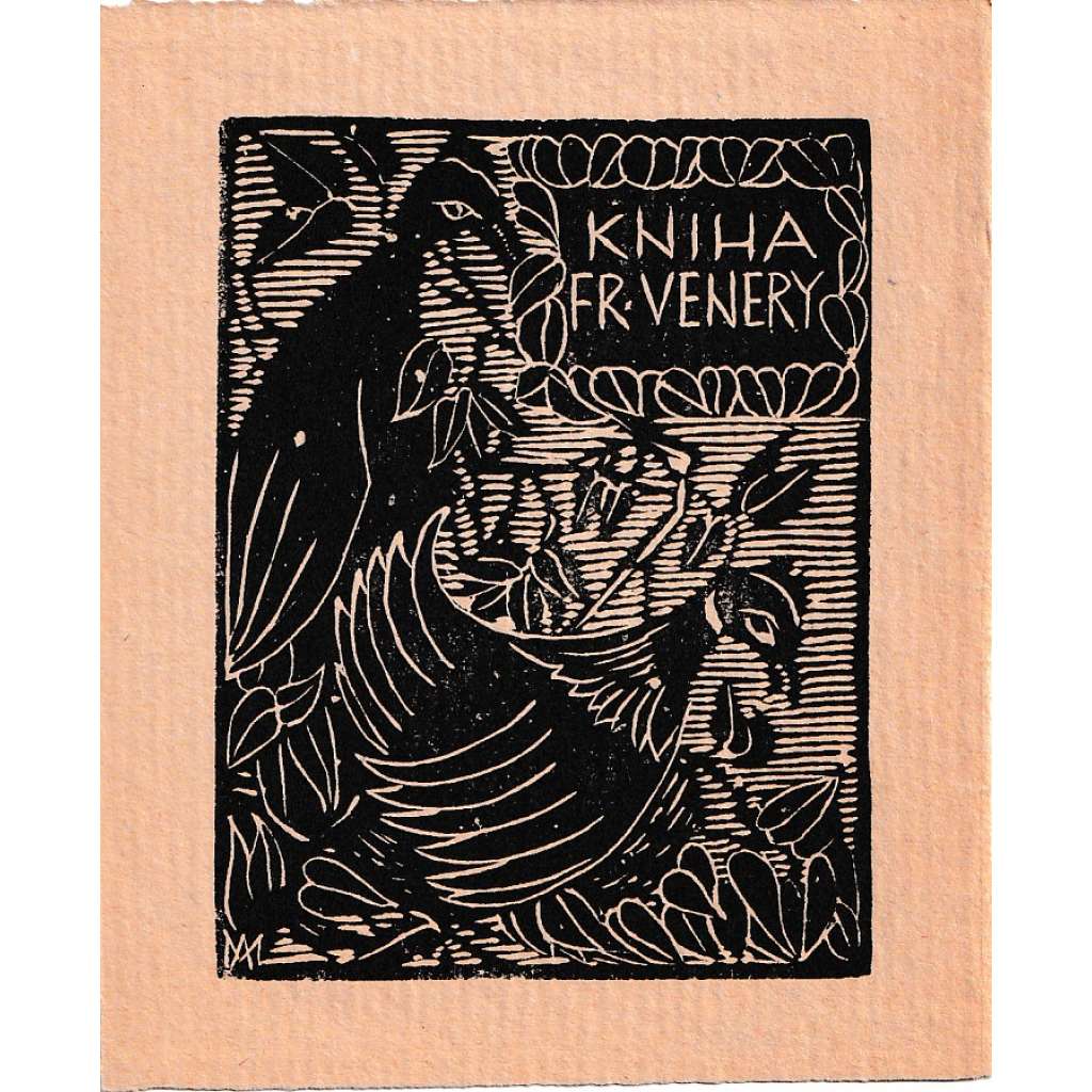 Ex libris Anna Macková dřevoryt