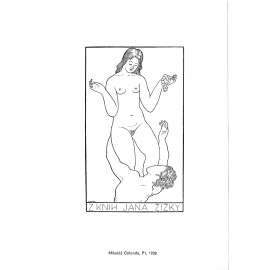 Ex libris erotické – Z knih Jana Žižky (dívčí akt, erotika)