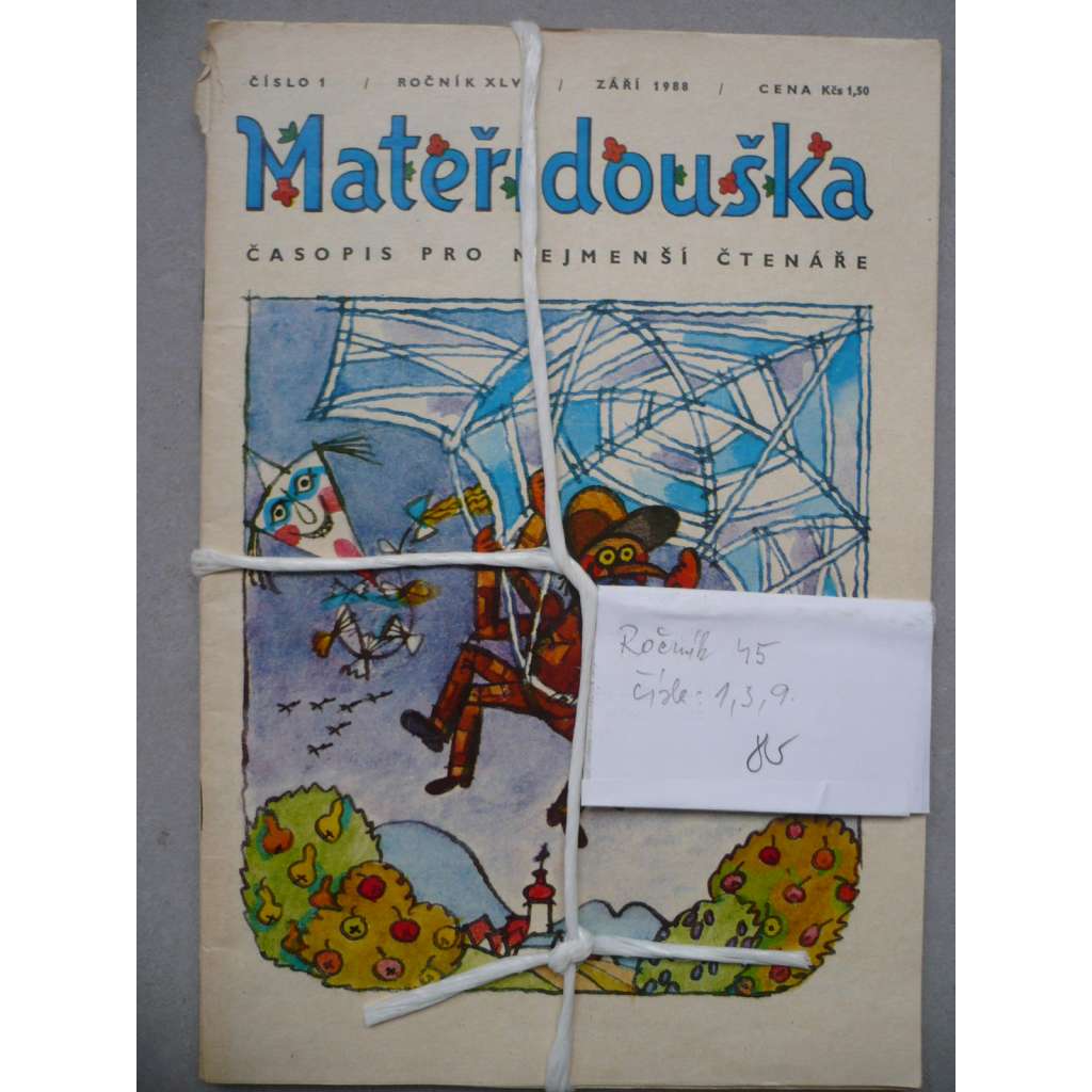 Časopis Mateřídouška - ročník XLV., čísla 1, 3, 9 (nekompletní ročník)