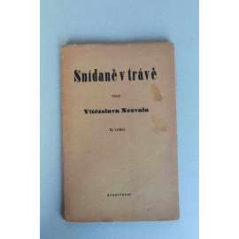 Snídaně v trávě (edice: Aventinum, sv. 232) [poezie, bibliofilie, graf. úprava František Muzika]