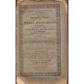 Auplný literaturnj létopis, čili, Obraz slowesnosti Slowanůw nářečj českého w Čechách, na Morawě, w Uhřjch (Úplný literaturní letopis čili obraz slovesnosti Slovanů; soupis, knihopis) Auplný literaturnj létopis, čili, Obraz slowesnosti Slowanůw nářečj českého w Čechách, na Morawě, w Uhřjch (Úplný literaturní letopis čili obraz slovesnosti Slovanů; soupis, knihopis)