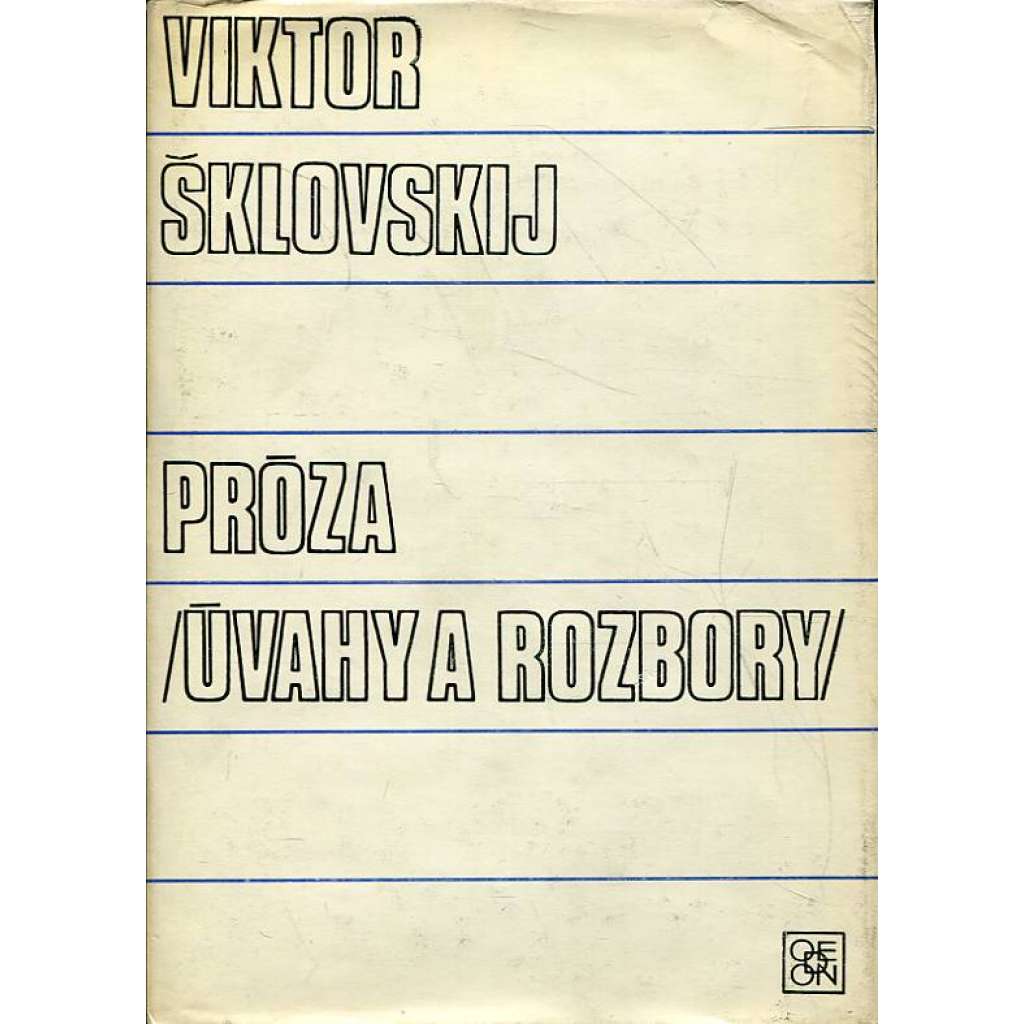 Próza. Úvahy a rozbory