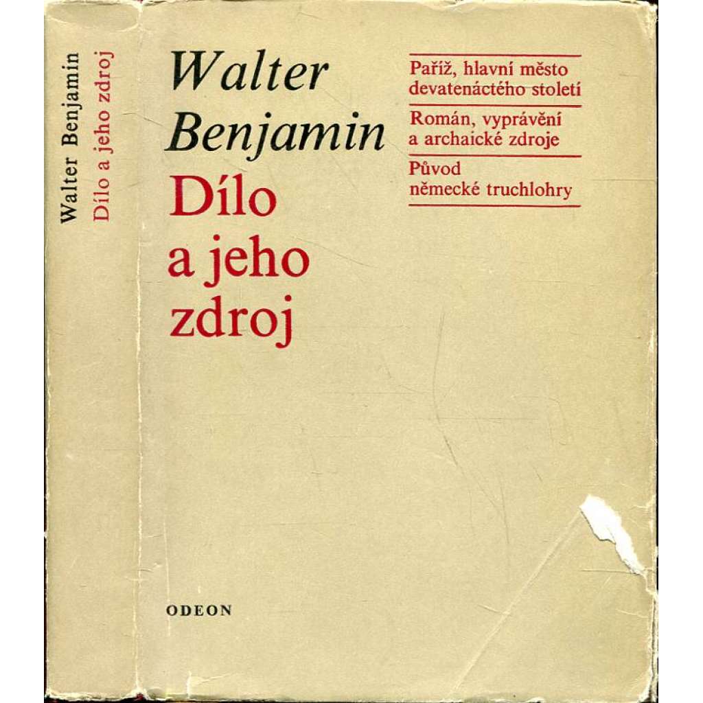 Dílo a jeho zdroj [Paříž, hlavní město devatenáctého století; Román, vyprávění a archaické zdroje; Původ německé truchlohry] HOL