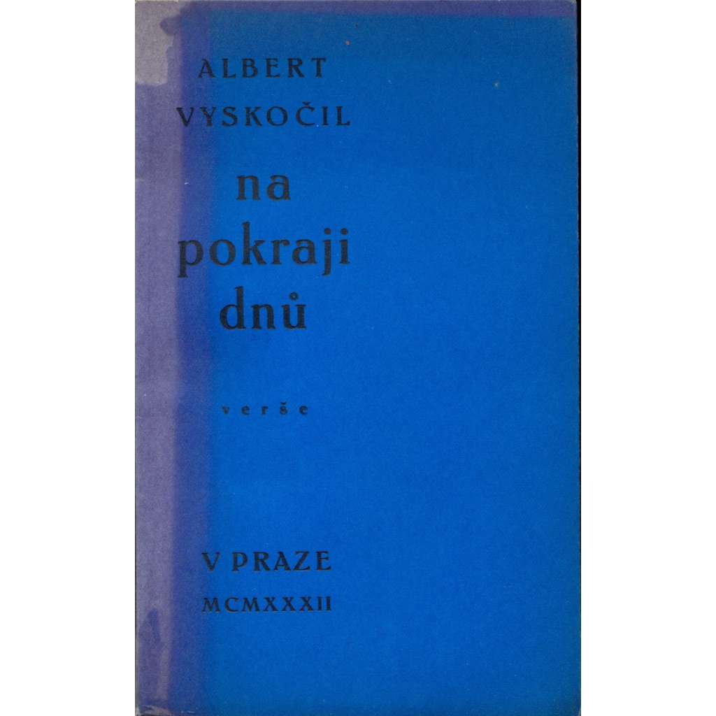 Na pokraji dnů (Verše)