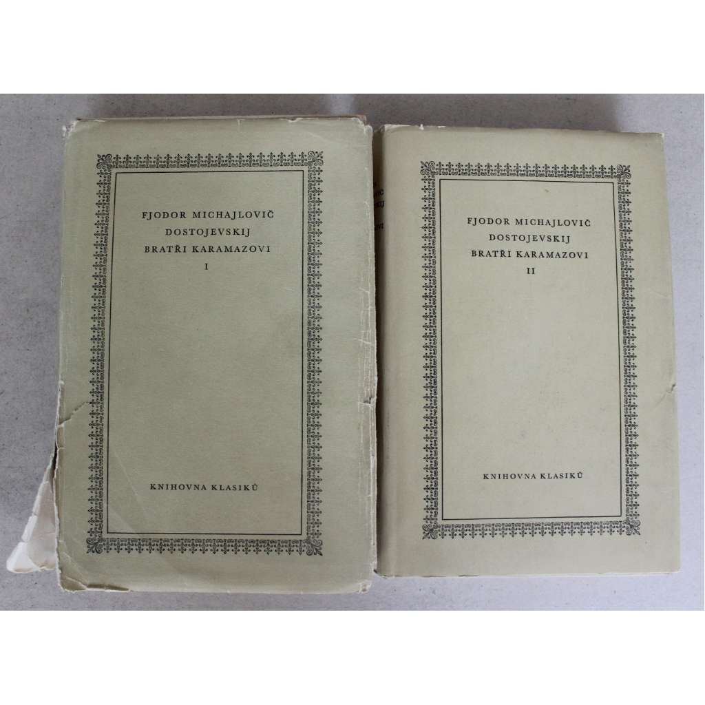 Bratři Karamazovi, 2 svazky (ed. Knihovna klasiků) Bratři Karamazovi, 2 svazky (ed. Knihovna klasiků)