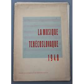 La Musique Tchécoslovaque 1948 ["Československá hudba"; Československo; česká hudba; dějiny hudby; fotografie]
