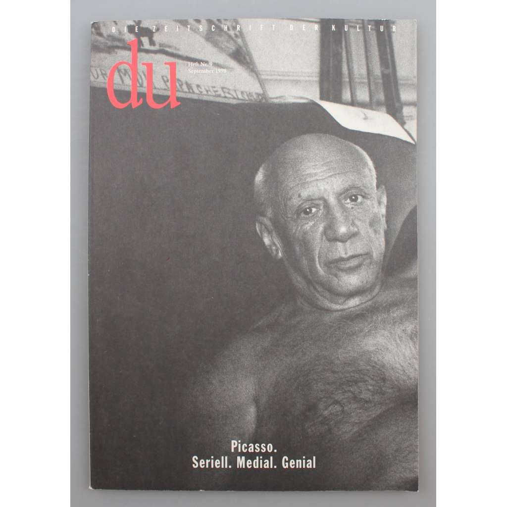 Du. Die Zeitschrift der Kultur. Picasso Seriell. Medial. Genial. (September 1998, Heft Nr. 9); kubismus, avantgarda, Picasso]