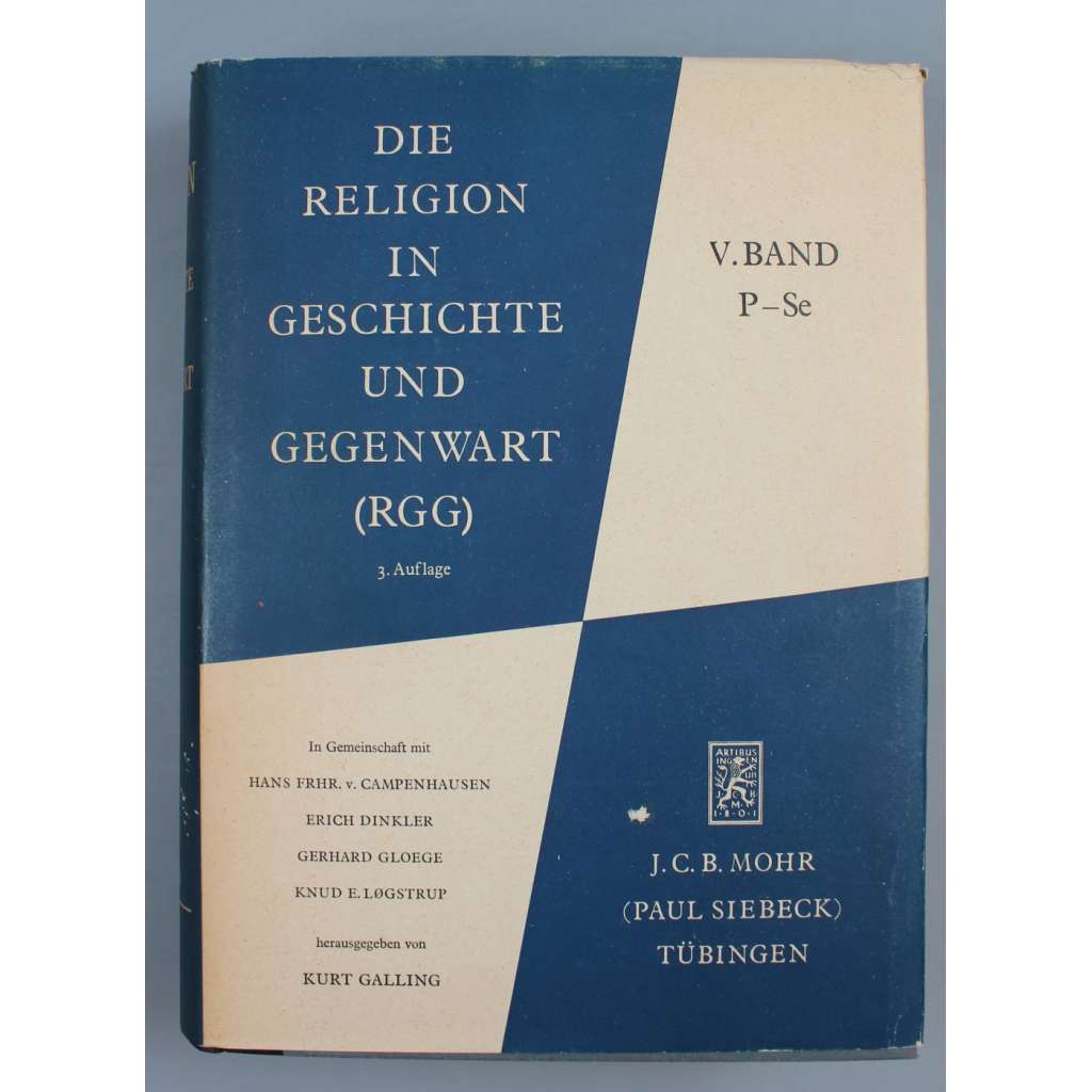 Die Religion in Geschichte und Gegenwart (RGG), sv. 5, P–Se [náboženství; historie; křesťanství; religionistika; encyklopedie]