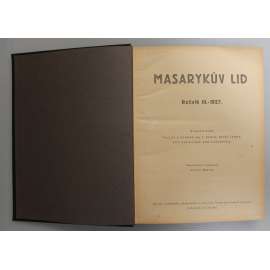 Masarykův lid, ročník III. 1927 (časopis, noviny, národní socialisté, první republika, mj. Masaryk)